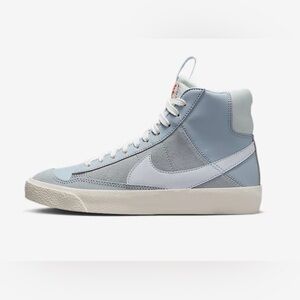 Nike Light Blue and Gray Sneakers